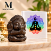 Combo- Pyrite Baby Ganesha with Selenite Charging Plate