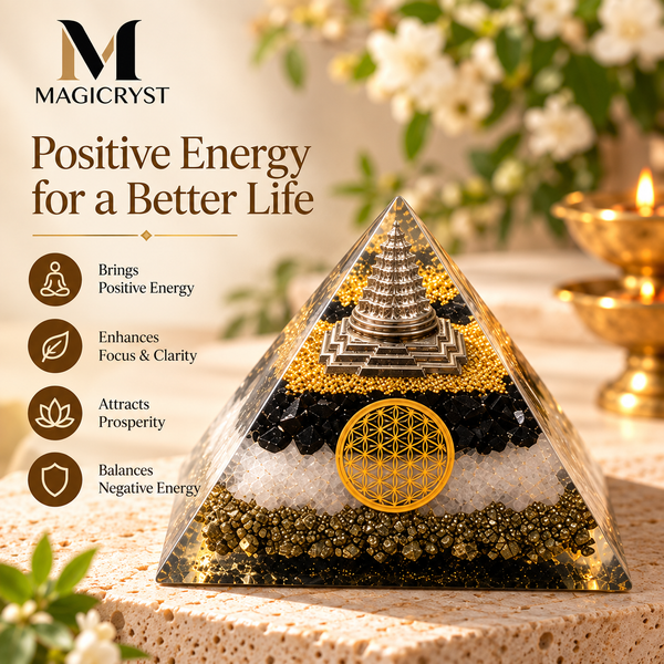 Richie Rich Laxmi Pyramid – Self-Charging Wealth & Prosperity Magnet