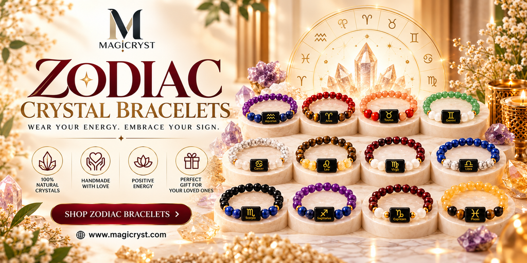 Zodiac Crystal Bracelet for All 12 Rashi: Find the Right Crystal for Your Zodiac Sign