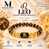 Leo Zodiac BraceletSimha Rashi Tiger Eye & Citrine Crystal Bracelet