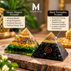Combo -Attract Wealth & Shield Your Energy — Money Magnet & Black Tourmaline Pyramid Combo