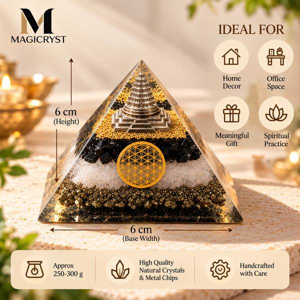 Richie Rich Laxmi Pyramid – Self-Charging Wealth & Prosperity Magnet