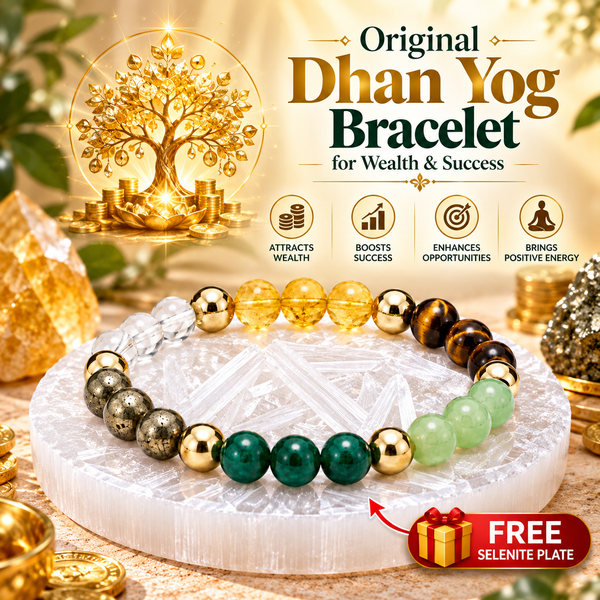 Original Dhan Yog Bracelet – Wealth & Success Crystal Bracelet for Prosperity & Abundance