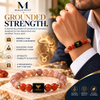 Taurus Zodiac Bracelet – Vrishabh Rashi Carnelian & Rhodonite Crystal Bracelet