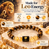 Leo Zodiac BraceletSimha Rashi Tiger Eye & Citrine Crystal Bracelet