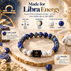Libra Zodiac Bracelet – Tula Rashi Lapis Lazuli & Howlite Crystal Bracelet