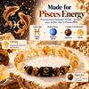 Pisces Zodiac Bracelet – Meen Rashi Citrine & Tiger Eye Crystal Bracelet