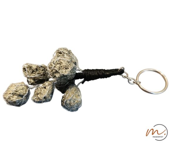 Natural Pyrite Keychain – Your Pocket-Sized Power Charm