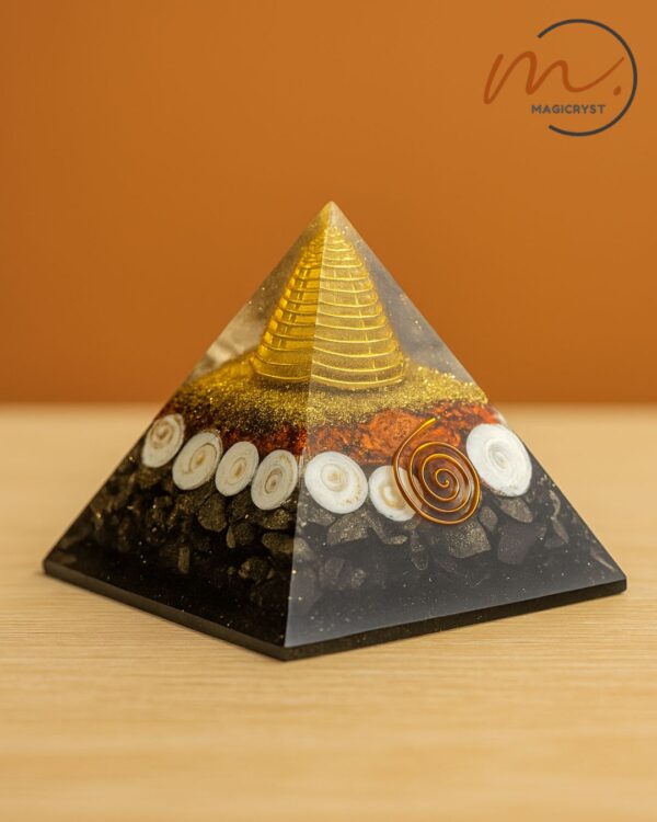 Pyrite Lakshmi Yantra Pyramid