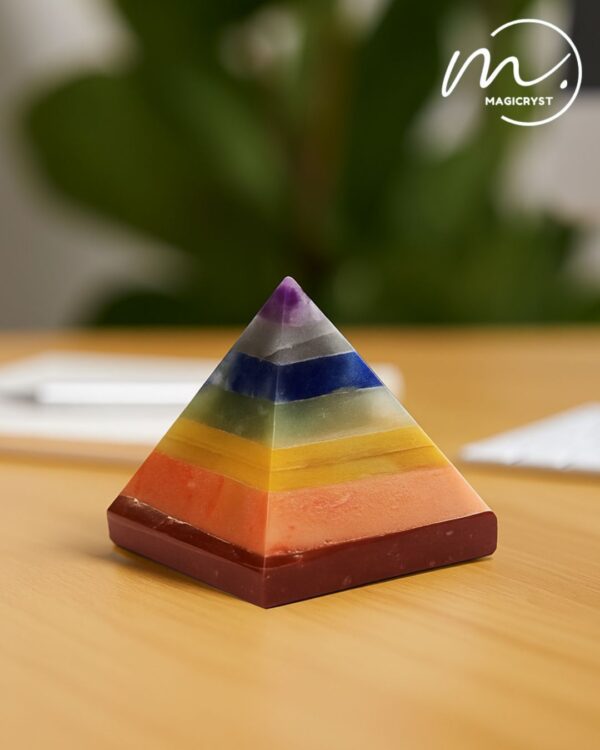 Reiki Stones 7 Chakra Reiki Pyramid