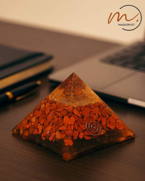 Red Jasper Pyramid