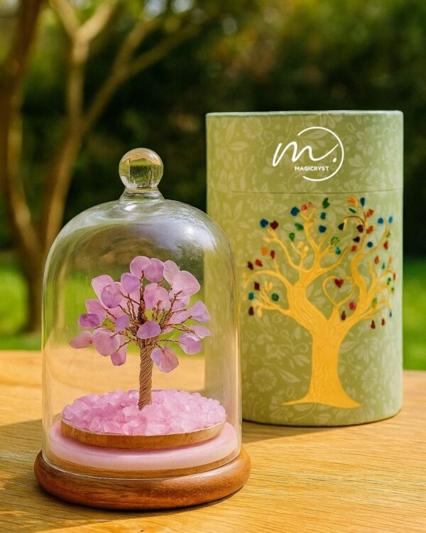 Rose Quartz Dome WISH Tree – The Tree of Love & Harmony