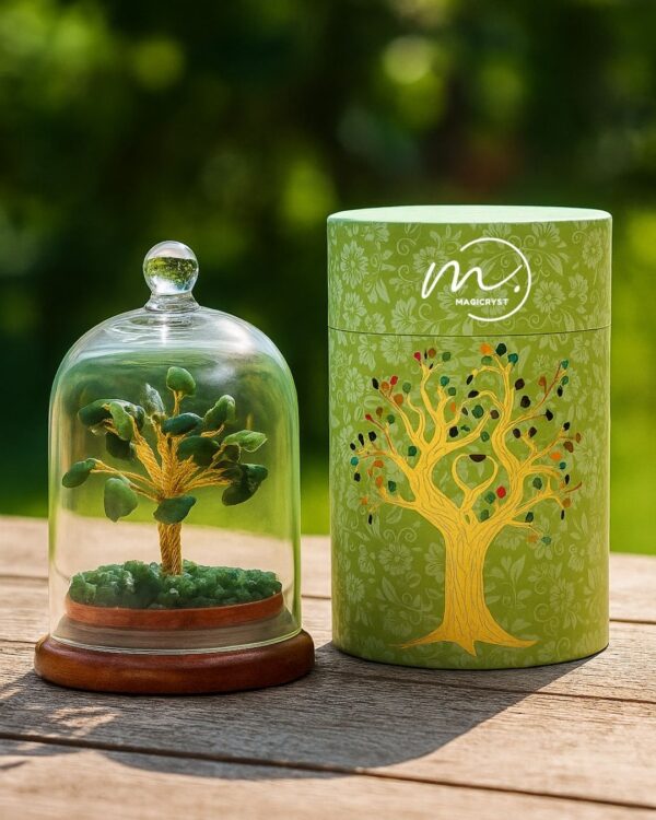 Green Aventurine Dome WISH Tree – The Stone of Opportunity