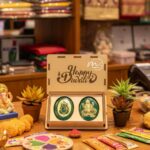 Green Jade Ganesh & Laxmi Zibu Coin Diwali Gift Box – Attract Wealth, Prosperity & Good Luck