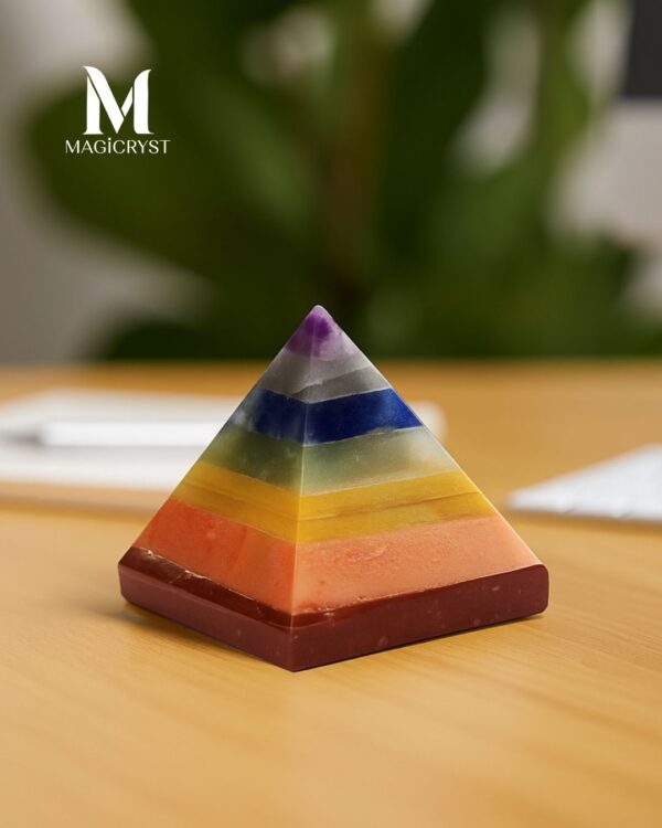 Reiki Stones 7 Chakra Reiki Pyramid