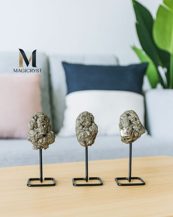 Raw Pyrite with Stand