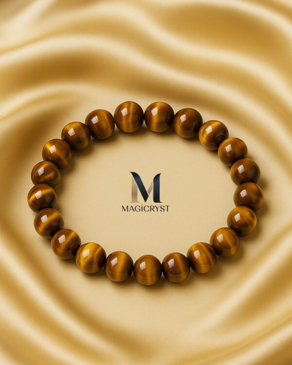 Natural Tiger Eye Bracelet – Stone of Courage, Confidence & Protection