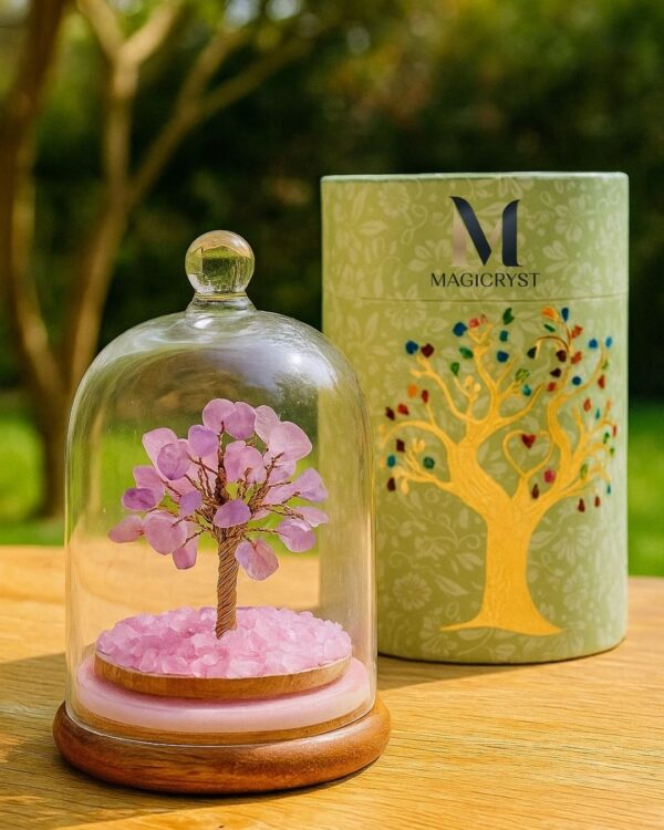 Rose Quartz Dome WISH Tree – The Tree of Love & Harmony