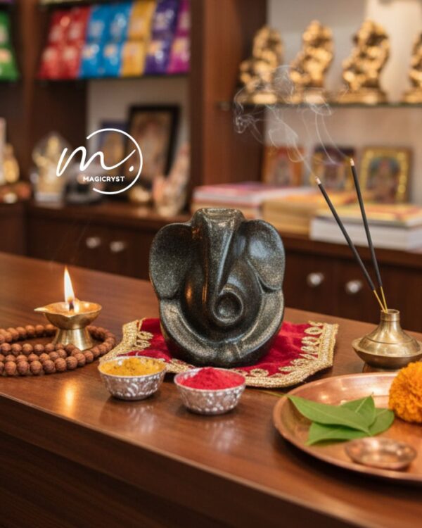 Raw Golden Pyrite Ganesha - A Divine Symbol of Wealth, Wisdom & Protection