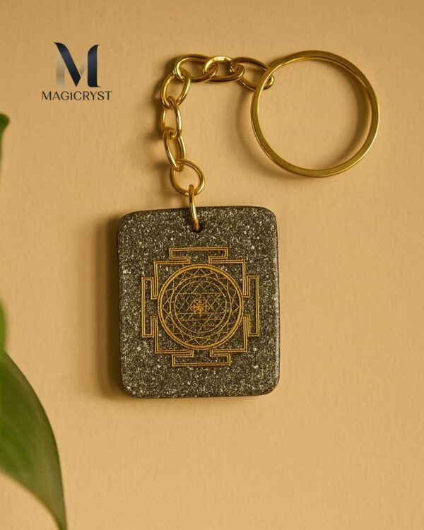 Natural Pyrite Keychain – Your Pocket-Sized Power Charm